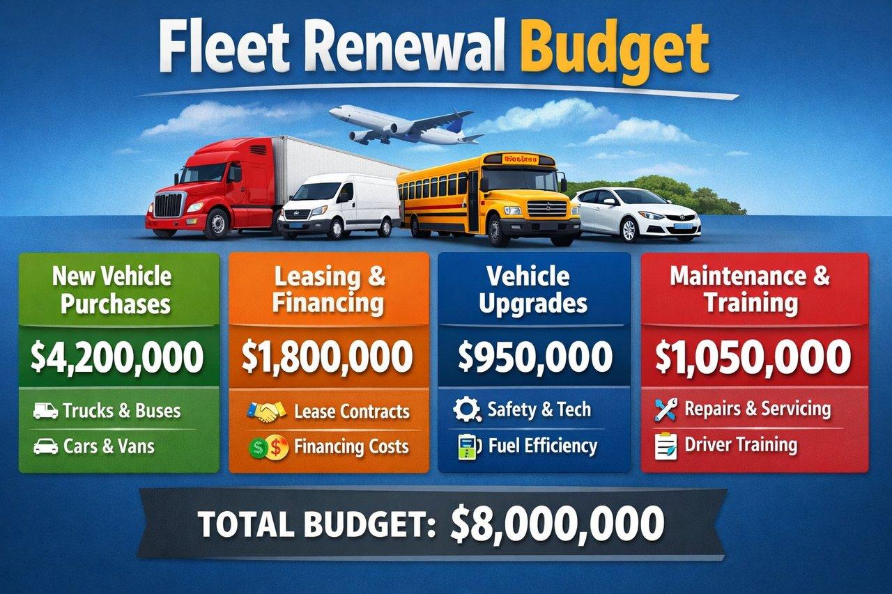 Budget moyen pour un renouvellement de flotte tous les 36 mois en entreprise