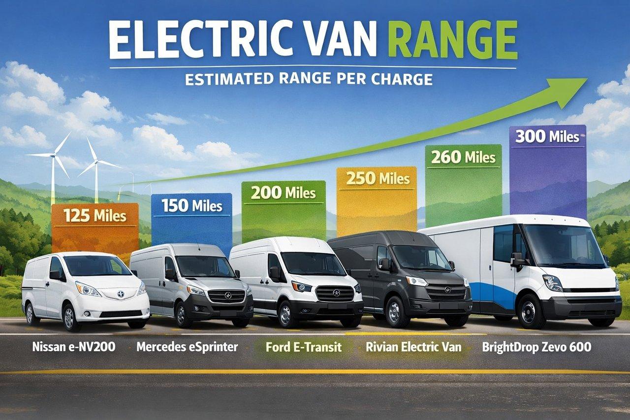 Comparatif 2026 : autonomie réelle des utilitaires électriques en trajets interurbains avec recharge rapide